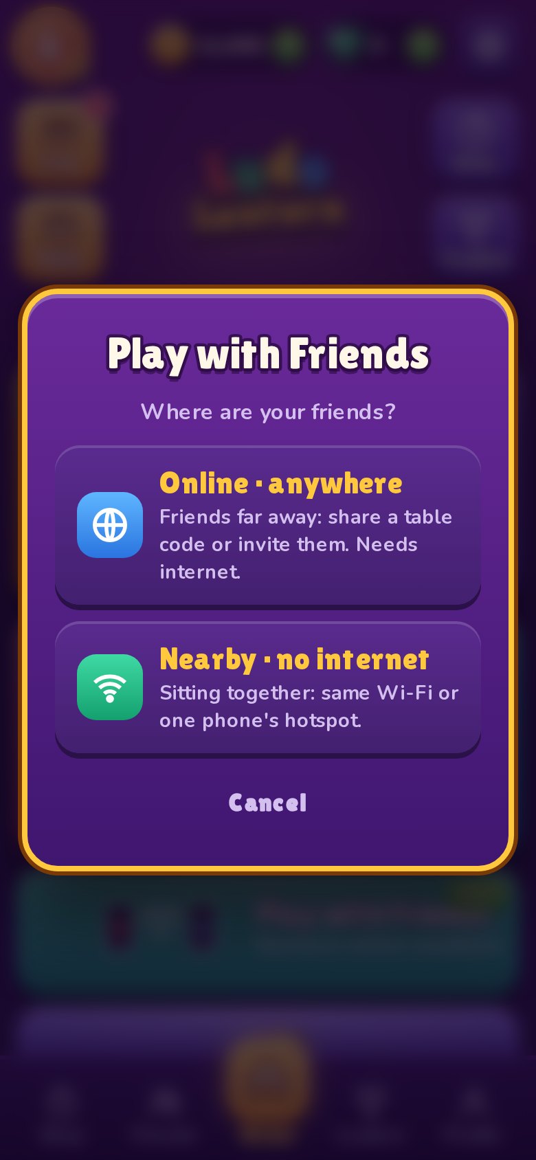 Friends nearby or far away